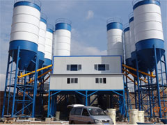 HZS60 concrete batching plant 