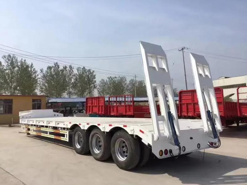 3 Axle Lowbed Semi Trailer