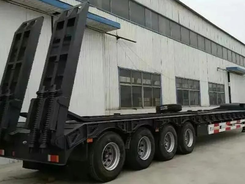 3 Axle Lowbed Semi Trailer