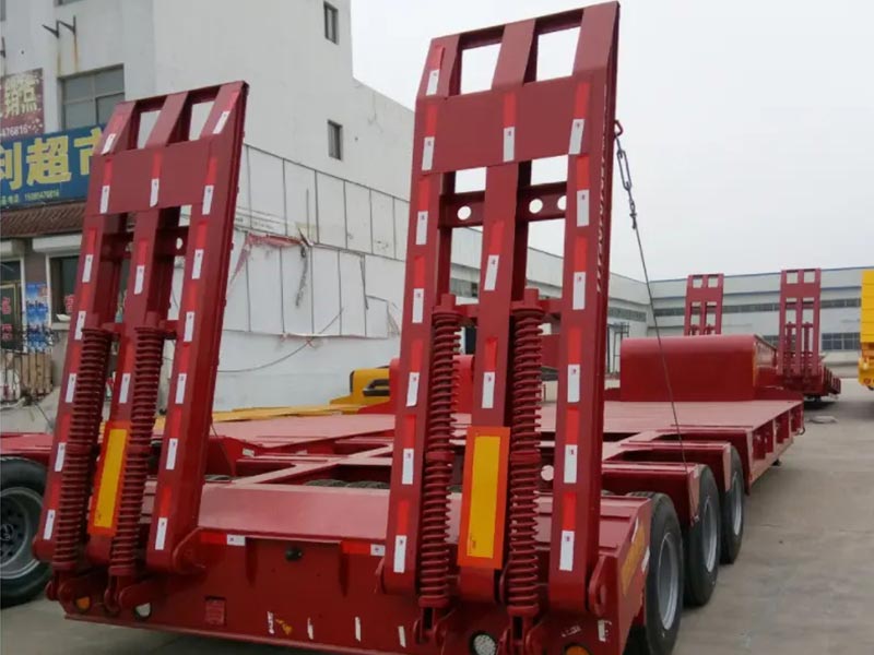 3 Axle Lowbed Semi Trailer