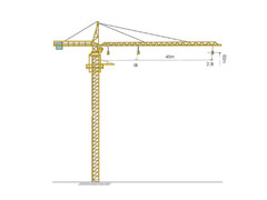 QTZ100 TOWER CRANE